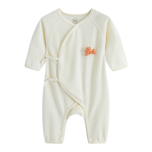【呼呼棉】麦拉贝拉0-6月新生婴儿连体衣马年宝宝衣服纯棉和尚服