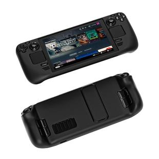 Bibuks官方steamdeck(OLED)保护壳适用steam游戏掌机保护套防摔防滑散热带支架LCD主机通用全包亲肤硬壳配件
