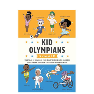 【现货多册选拍】名人童年故事:奥林匹克运动员们:夏/艺术家/作家/科学家等 Kid Legends:Kid Olympians 英文儿童科普故事书
