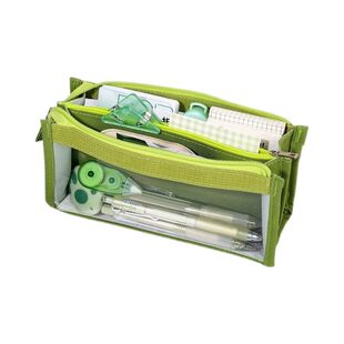 简约风耐脏超大容量笔袋男孩款火山文具盒初中生高中生铅笔盒男女生小学生用文具袋女孩款高颜值收纳