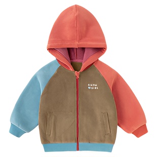 嘟嘟家女童外套冬季儿童加绒厚上衣女宝冬装衣服小女生洋气童装冬