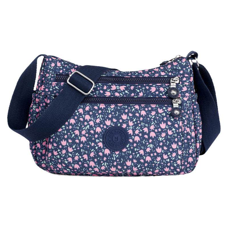 牛津布斜挎包女士布包包2025新款大容量百搭尼龙防水妈妈单肩包女