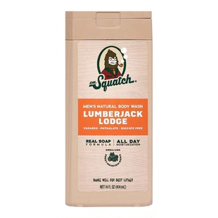 Dr. Squatch-Lumberjack Lodge枫木香保湿配方天然滋养男士沐浴露