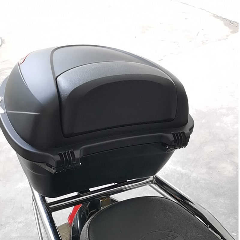 摩托车尾箱后备箱储物箱电动车工具箱卡扣边扣防震无声后靠箱