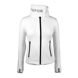 抓绒修身拉链外套春秋户外防风开衫卫衣高领防寒保暖加绒时尚女款