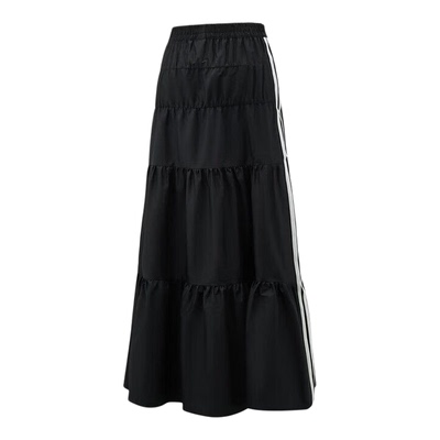 adidas/阿迪达斯三叶草女夏季时尚黑色百搭裙半身裙KY5728
