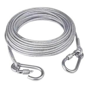 晾衣绳子室外晒被子加粗包塑钢丝绳阳台顶楼专用防风防滑凉晒神器