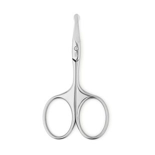 赤威鼻毛剪刀圆头不锈钢安全鼻毛修理器修鼻毛剃胡须手动小剪刀