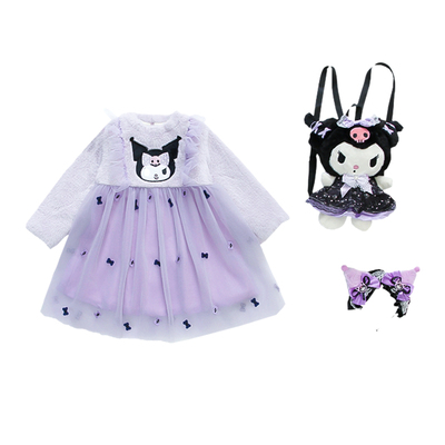 2025秋冬加绒纱裙库洛米公主裙