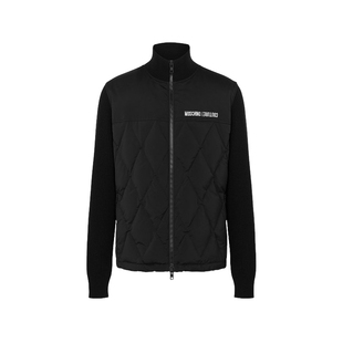 【特享倒计时】Moschino/莫斯奇诺 男士颠倒徽标立领夹克外套