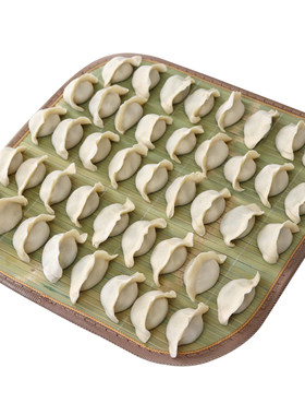 天然馒头双面方形青竹盖垫饺子帘