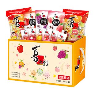 喜之郎果冻礼盒节庆儿童蒟蒻吸的果汁果冻休闲海苔零食大礼包组合