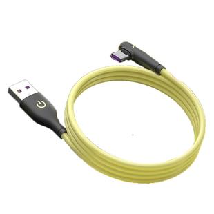 配耐Type-c数据线弯头5A快充手游吃鸡适用于荣耀华为vivo小米黑鲨oppo安卓手机线tpc接口加长typec闪充充电器