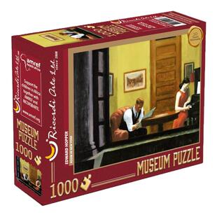正品现货 意大利Ricordi进口益智名画拼图 纽约的房间1000片霍普