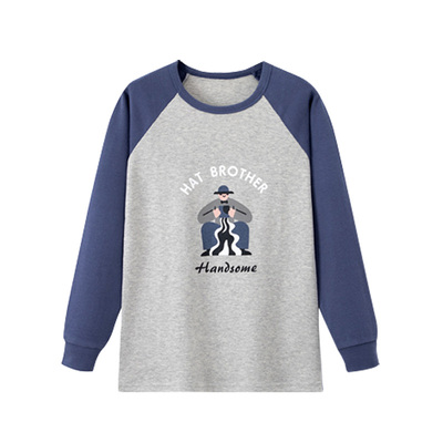 大童秋衣纯棉薄款保暖内衣