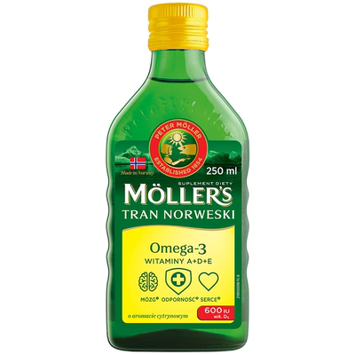 【自营】挪威mollers沐乐思深海鳕鱼肝油瓶装记忆青少年成人omega
