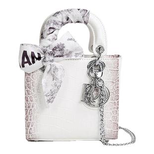 香港正品喜马拉雅戴妃包鳄鱼纹女包2025新款精致女士手提单肩小包