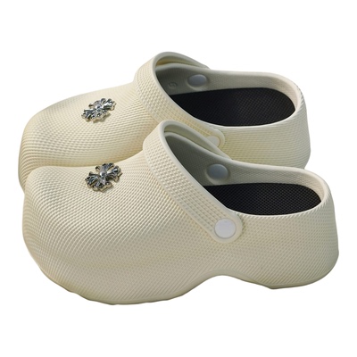 6cm增高厚底防滑防臭包头拖