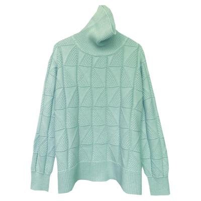 东润莲原创加厚纯棉毛衣高领外套