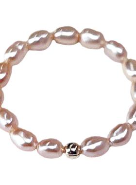 无女真淡水珍珠复古天然戒指包邮