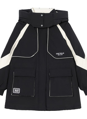 派克服中长款棉服棉袄女冬季外套