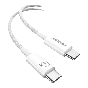 品胜数据线PD60W闪充双type-c适用苹果17华为mate60手机iPhone16充电器线平板macbook笔记本电脑车载快充电线