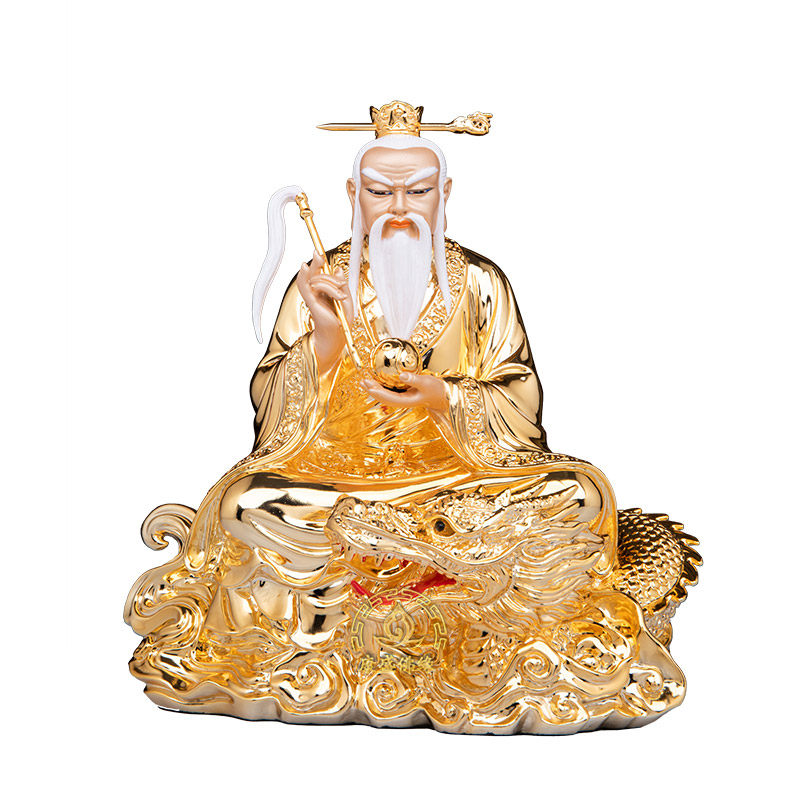 鸿钧老祖三清祖师道家供奉摆件