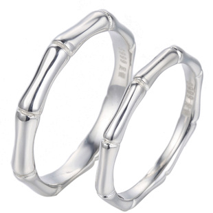 999足银竹节高升对戒情侣对戒指刻字素圈闭口戒指男女小众设计