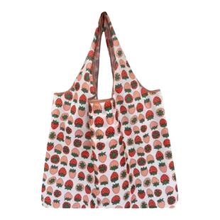 中号可爱卡通可折叠便携超市购物袋杂货袋买菜包大容量环保手提袋