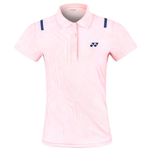 官方YONEX尤尼克斯羽毛球服套装女polo衫翻领短袖速干上衣215115