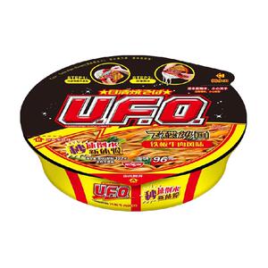 NISSIN/日清方便面UFO铁板牛肉风味代餐零食夜宵泡面