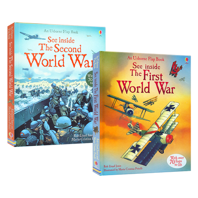 一战二战科普翻翻书英文读物