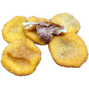 油炸糕东北老式油炸糕点特产小吃红芸豆无送糖零食早餐年糕豆包邮