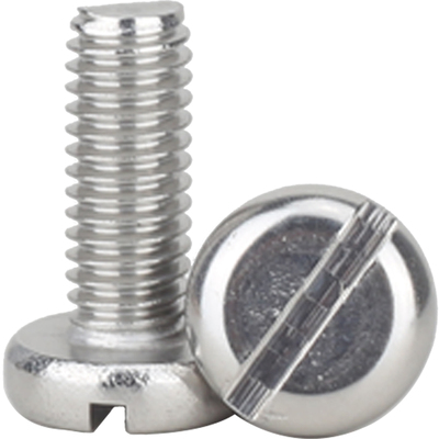 304盘头一字槽螺丝圆头螺钉M4M5