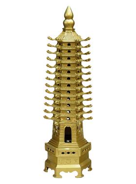 文昌塔纯铜摆件学生书桌九层13层