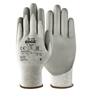 安思尔48-140劳保手套三级耐磨防静电PU涂层电子电器工厂工作维修