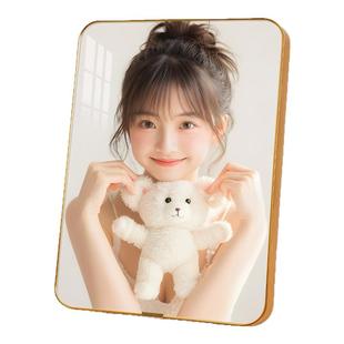 洗照片做成相框摆台定制写真宝宝婚纱照相片加打印高级感相册制作