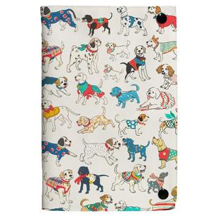 五颜六色的狗狗布艺手帐本A5A6定制活页本小清新可爱日记本笔记本