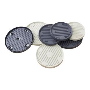 花盘托盘底座带轮加厚万向轮滚轮隐藏滑轮储水托盘搬花盆神器移动