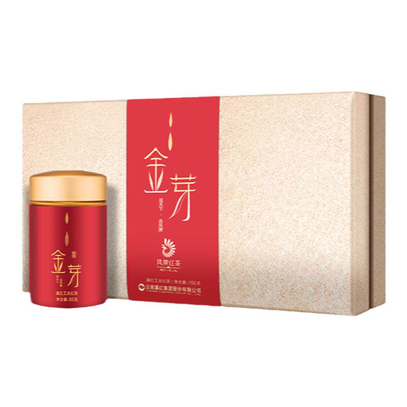 凤牌金芽礼盒240克 金芽茶云南凤庆滇红茶特级全芽头茶叶送礼礼品