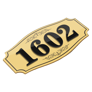 亚克力门牌号码牌定制高档家用住宅房号酒店房间号宾馆包厢包间门号数字门贴墙贴纸定制定做宿舍办公室标识牌