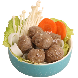 潮汕 牛肉丸 特产 正宗手打手工 烧烤 （1000g)火锅食材  2斤