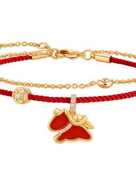 2026马年本命年生肖马红绳手链