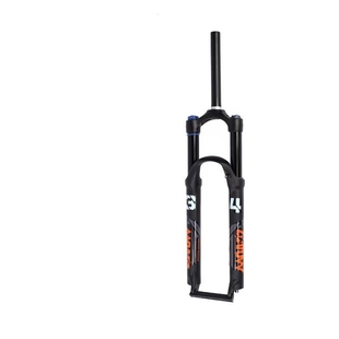 玛卡威山地自行车前叉34管130行程超软避震快拆可锁死气压前叉