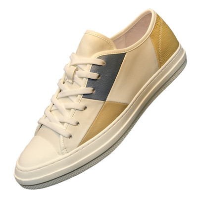 LSNMANY真皮透气板鞋男高端货