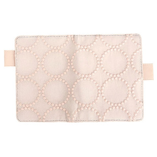 【小插画时代】A5/A6米粉色圆圈刺绣封套书皮精致日系书衣MD/HOBO