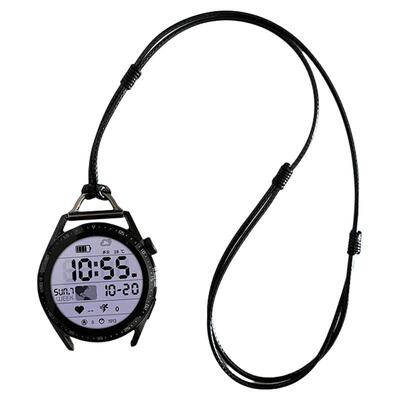 蜡绳项链挂脖适用华为手表gt5链条GT6防丢吊坠watch4pro表带苹果9