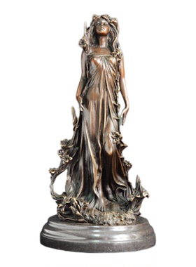 装饰品摆件鸿鑫雕塑黄铜欧式人物