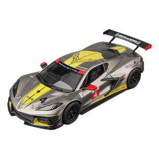 比美高1:24克尔维特c8车模雪佛兰赛车模型仿真合金汽车玩具车收藏