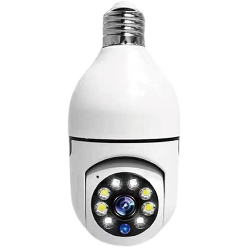 AP热点wifi摄像头360度摇头高清手机远程灯头双镜头监控超级看看